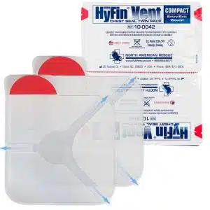 HyFin Compact Vented Chest Seal Twin Pack |Top Rescue Products