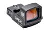 EOTECH EFLX Reflex Sight 6 MOA in black: sleek design, rectangular lens, control buttons, precise 6 MOA reticle.