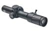 EOTECH VUDU 1-10X28MM SR5 MRAD IR Rifle Scope in black, equipped with adjustment dials; branded "EOTECH VUDU".