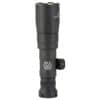 Surefire Scout Light Turbo: Rugged black handheld flashlight with clip and logo. Compatible with 18350 and 123 batteries for versatile readiness.