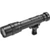 Surefire M640Df Scout Pro 1500Lm Bk Surefire M640DF Scout Pro: 1500 lm black tactical flashlight, cylindrical body, textured grip, mount attachment.
