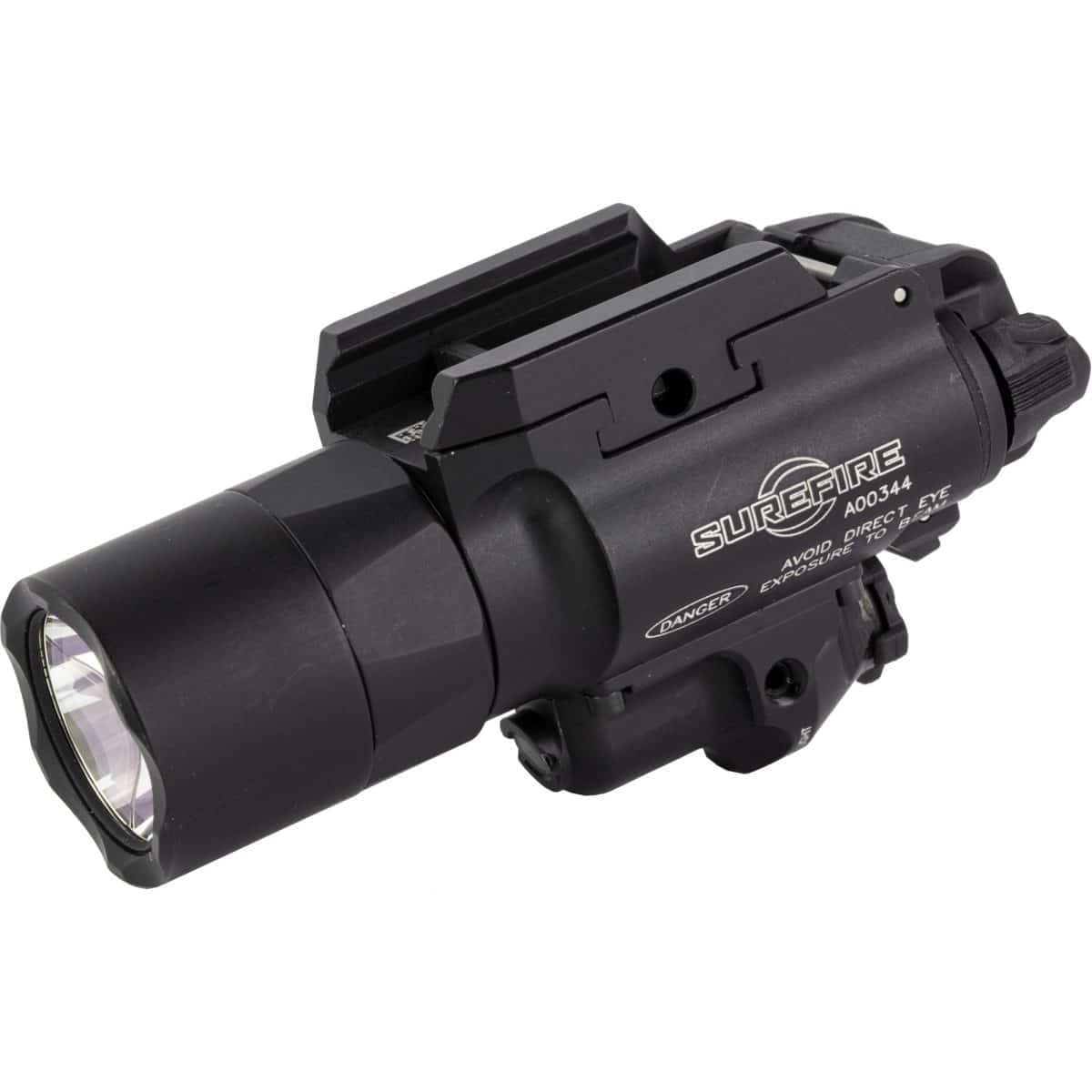 Surefire X400 Turbo, black, rail-mounted weapon light.